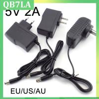 DC 5V 2A Power Adapter Supply AC to DC 100V-240V Converter Charger 2000mAh 5.5mm x 2.1mm US EU Plug for LED Strip CCTV Camer E1 QB7LA Shop