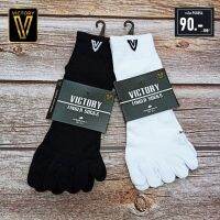 ถุงเท้าข้อสั้นแยกนิ้ว ขนาดฟรีไซส์ VICTORY FINGER SOCKS