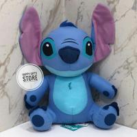 Disney ตุ๊กตา สติช Stitch ท่านั่ง  14 นิ้ว (สีน้ำเงิน) ผ้าทีคอต
