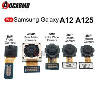 เหมาะสำหรับ Samsung Galaxy A12 A125เซลฟี่ด้านหน้า + ด้านหลังกล้องหลักแมโครความลึกมุมกว้างพิเศษด้านหลัง