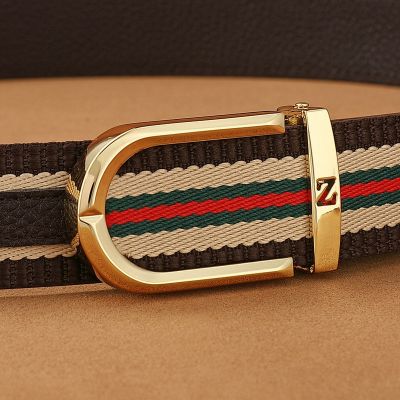 Man han edition joker canvas belt belt young male fashion jeans smooth buckle leisure fashion belts