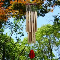 27 Tubes Wind Chime Indoor Outdoor Decoration with Soothing Melodic Tones Home Garden Backyard Decor Memorial Tuned Hummingbird