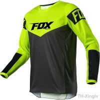 【hot】☊  Mtb Jersey FOX TELEYI Maillot Cycling Downhill Racing Mountain Sweatshirt