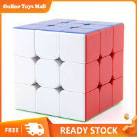 Kado Ulang Tahun ของเล่นเพื่อการศึกษาสำหรับเด็ก,ขนาด9ซม. 3x3x 3ลูกบากศ์มหัศจรรย์สีสดใสขนาดใหญ่ลูกบาศก์ความเร็วเรียบสำหรับเด็กหญิงเด็กชาย【cod】