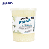 Hạt Thủy Tinh Yogurt - Hùng Chương - 1kg & 3.2kg - Topping tuyệt hảo cho thức uống (trân châu, hạt jelly, thạch jelly, topping trà sữa - trà trái cây)