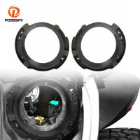 2Pcs 7นิ้วไฟหน้ารถรอบแหวนยึด Fit สำหรับ Jeep Wrangler JK 2007 2008 2009 2010 2011 2012 2013 2014 2015-2018