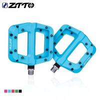 ZTTO MTB Bearings Ultralight Flat Pedal Chester XC Race AM Mountain BMX Face Anti-slip Big Foot DU Bushing Nylon Plastic Bicycle