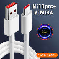 【】 Wijaya online เครื่องชาร์จแบบเร็วสีดำ120W Pro Shark Cable Civi Redmi 4S 67W สำหรับ USB 11 Pro + C 55W 11T Note Turbo