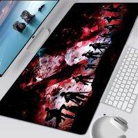 Japanese Anime Attack on Titan Printing XXL Mouse Pad Gamer Accessory Hot Large Computer Lock Edge Keyboard Mat Strange things