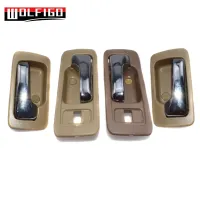 WOLFIGO Tan/ Beige Inner Inside Handles Front Rear Left Right for 1990-1993 Honda Accord 4 Door New 72165SM4003ZE72125SM4003ZE