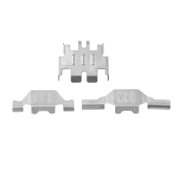 Stainless Steel Skid Plate Axle Protector Chassis Armor Spare Parts for 1/18 RC Crawler Car TRX4M Upgrade Parts