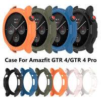 ปกป้องหน้าจอเคสสำหรับ Amazfit GTR 4/GTR4/GTR4 Pro Smartwatch TPU เคสกันกระแทกรอยขีดข่วนกรอบกันชนป้องกันเต็ม