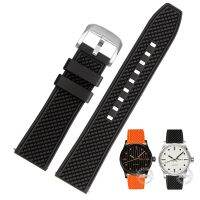 20Mm 21Mm 22Mm Dustproof Fluororubber Strap For Longines IWC Portugal Seiko Canned Tissot Watchband Waterproof Sport Bracelet