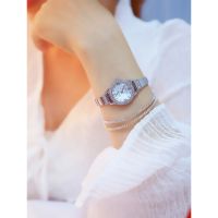 [ BS BEE SISTER ] Luxury Fashion High-grade Strap Watch Custom Full Diamond Dial Women Watch