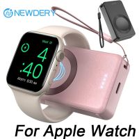 NEWDERY Magnetic Watch Charger For Apple Watch Series 8 Ultra 7 6 5 4 3 2 1 SE Iwatch Wireless Charger Power Bank Battery Pack