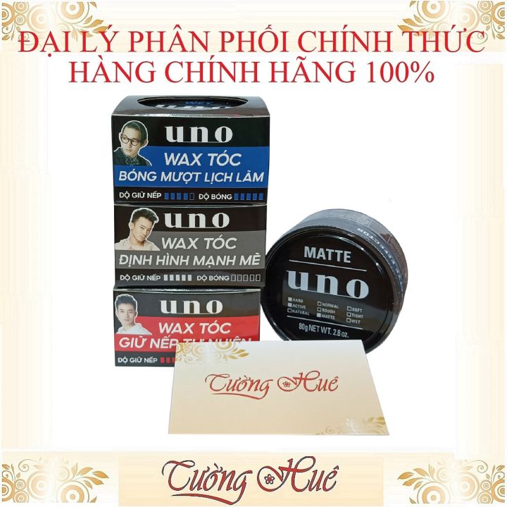 Sáp vuốt tóc UNO là sản phẩm hàng đầu của Nhật Bản, được làm từ các thành phần tự nhiên giúp tóc bóng mượt và thơm mát suốt ngày dài. Với sáp UNO, bạn sẽ luôn tự tin với kiểu tóc của mình.