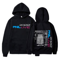 Fashion French Rapper Band Le Monde Chico Album PNL Live 2022 Print Hoodie Casual Oversize Sweatshirts Harajuku Streetwears Coat Size XS-4XL