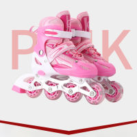 รองเท้าสเกต Skate shoes เล่นสเกตลูกกลิ้ง Pink