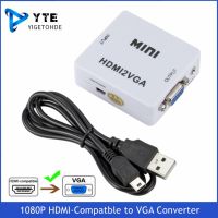 ■◎▩ YIGETOHDE HD 1080P HDMI-Compatble to VGA Converter HDMI2VGA Adapter With Audio Video Digital to Analog For HDTV Laptop Projector