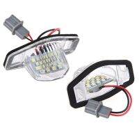 {: 》} 2X ไม่มีข้อผิดพลาดป้ายทะเบียน Led แผ่นเรืองแสงสำหรับฮอนด้า Crv Fit Jazz Crosstour โอดิสซี