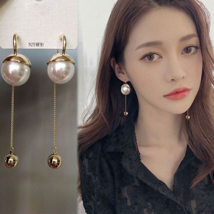 fashion-earrings-ต่างหูเงินแท้-925-สินค้าใหม่ตุ้มหูเกาหล