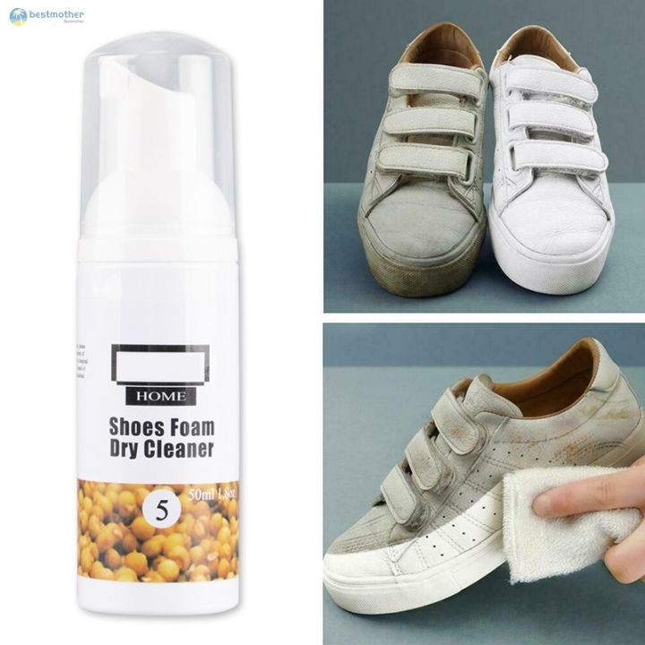 ☜✴ ✿BM✦ White Shoes Cleaner Whiten Refreshed Polish Cleaning Tool Casual  Shoe Sneakers 50ml 