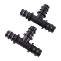 Hose Quick Coupling 13mm Barbed Tee Three Way Garden Water Connectors For Dn16 Pipe Garden Irrigation Connection Joints 10 Pcs