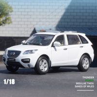 ขนาด1:18 LIFAN X60 SUV โมเดลแบบจำลองรถจากโลหะอัลลอยด์โลหะหล่อจากโลหะของเล่นของสะสมสำหรับเด็กผู้ชาย