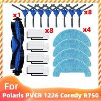 For Polaris Pvcr 1226 3200 Coredy R550 R500 R600 R650 R750 D400 Robot Vacuum Cleaner Parts Main Side Brush Hepa Filter Mop Rag