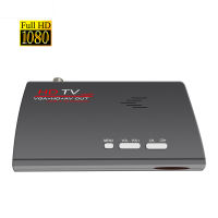 ภาคพื้นดินดิจิตอล Full HD DVB-T/DVB-T2ตัวรับทีวีกล่องรีโมตคอนโทรล VGA AV CVBS ตัวรับตัวปรับทีวีแอชดีสำหรับ LCD/จอภาพแบบซีอาร์ที