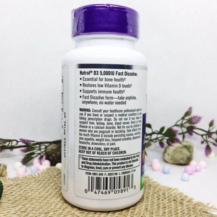 วิตามินดี-3-vitamin-d3-fast-dissolve-strawberry-flavor-5000iu-90-tablets-natrol-วิตามินดี-vitamind-3