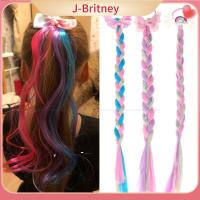 ที่คาดผมแฟชั่น J-BRITNEY ที่คาดผมวิกผมมีสีสันยางมัดผมหางม้าสำหรับเด็กผู้หญิงที่คาดผมเจ้าหญิงอุปกรณ์ผมสำหรับเด็ก