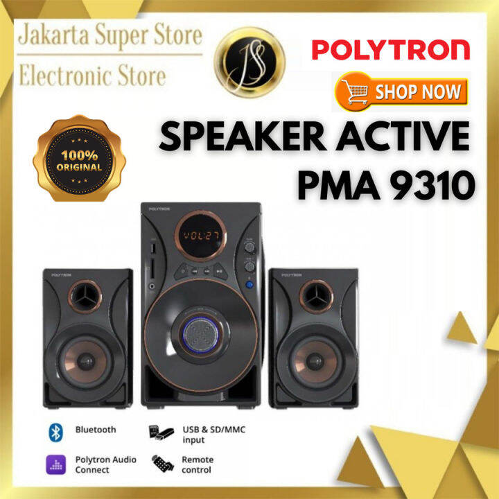 Speaker Polytronpma 9310 Bluetooth Multimedia Lazada Indonesia