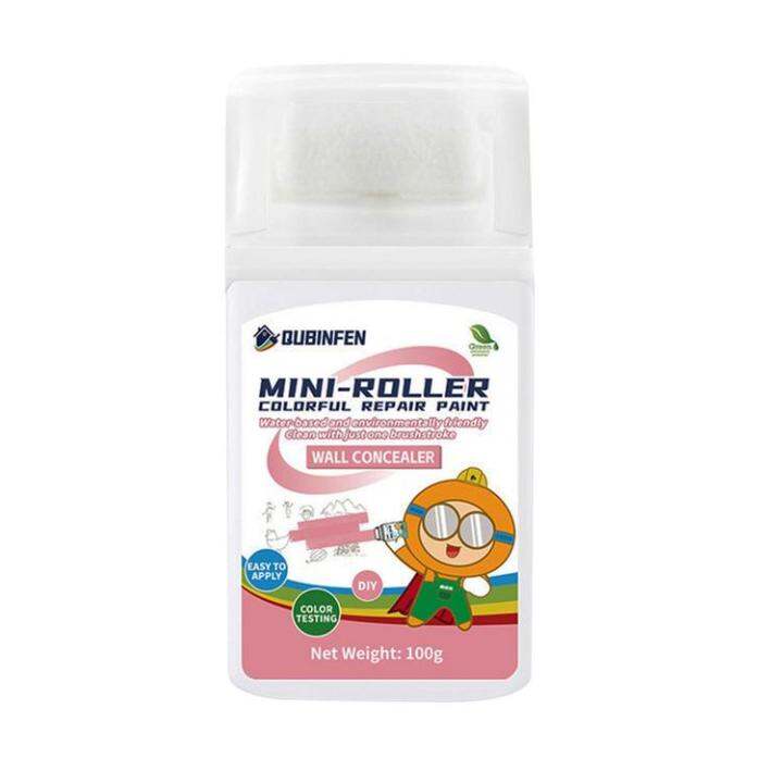 Touch Up Paint Roller Small Roller Paint Brush for Touch Up 2 In 1