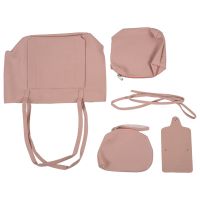 Women Fashion PU Leather Handbag Shoulder Bag Purse Card Holder 4pcs Set Tote Bags