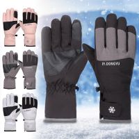 【LZ】✙❐✜  Luvas De Esqui Luvas De Neve Impermeáveis Luvas De Inverno Touchscreen Homens Mulheres Luvas Quentes para Snowboard Snowmobile Tempo Frio