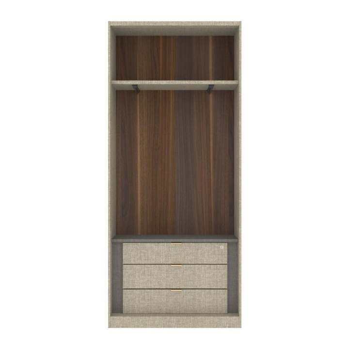 SB Design Square SB FURNITURE ตู้เสื้อผ้า ขนาด 100 ซม. รุ่น Wardrobe