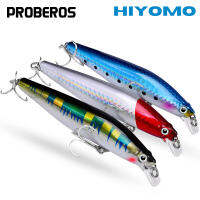 PROBEROS 1PCS ช้า Sinking Minnow Lure 10.5ซม. 19G เหยื่อ Hard ประดิษฐ์ Trolling Fishing Lure หล่อยาวอุปกรณ์ตกปลา DW568