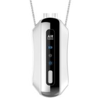 Mini Necklace Negative Ion USB Air Purifier for Car Accessories Air Cleaner L69D