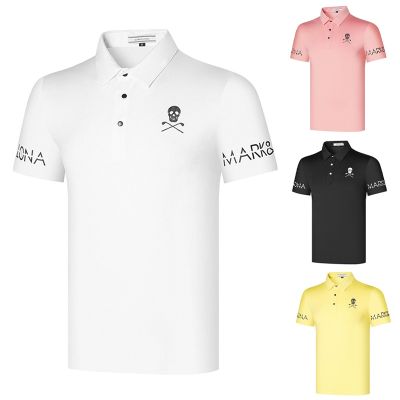Summer new golf jersey golf mens short-sleeved POLO shirt outdoor leisure sports t-shirt ANEW DESCENNTE PEARLY GATES  Castelbajac W.ANGLE Scotty Cameron1 G4☞◎●