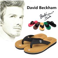 40-44 David Beckham ข้อเสนอพิเศษรองเท้าแตะเกาหลีฤดูร้อนรองเท้าแตะผู้ชายรองเท้าแตะรองเท้าแตะพลิกราคาถูก slipper