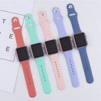 trterth Silicone Strap For Apple Watch Band 42mm 45mm 38mm 44mm 40mm Smartwatch Rubber Sports Bracelet iwatch Series 7 se 4 5 6 8 Ultra