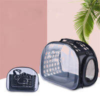 Foldable Cat Carrier Bag Collapsible Outdoor Travel Kitten Cage Cats Backpack Small Carrying Handbag s Supplies