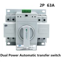 Newprodectscoming 2P 63A 220V MCB type Dual Power Automatic transfer switch ATS