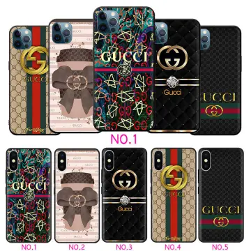 LUXURY GUCCI LEATHER CASE FOR IPHONE 13 12 11 PRO MAX X XR XS 8 7 PLUS - 1  / for iphone XR