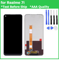 สำหรับ Realme 7i RMX2103จอแสดงผล LCD Touch Screen Glass Digitizer Assembly เปลี่ยนหน้าจอ LCD อะไหล่