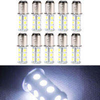 10ชิ้น T25สีขาว/S25 1157 BAY15D 5050 18LED หลอดไฟเบรคหยุดถอยท้าย