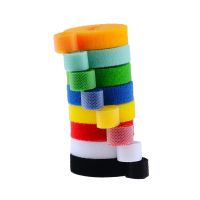 5M/Roll 1.5CM Width Colorful Magic Self-Adhesive Tape Back To Back Velcros DIY Nylon Cable Clip Ties Wire/Desktop Management