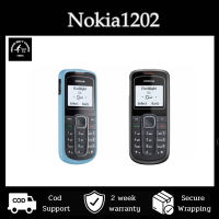 Nokia 1202 โทรศัพท์มือถือปุ่มกด MiniSIM สมุดโทรศัพท์500รายการ  ปุ่มกดไทย เมนูไทย ใช้งานง่าย พกพาสะดวก มีภาษาไทย สินค้ามีประกัน พร้อมส่ง