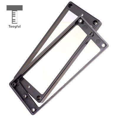 ：《》{“】= Tooyful 8-String Guitar Parts Plastic Humbucker Pickup Mounting Ring Frame For Replacement